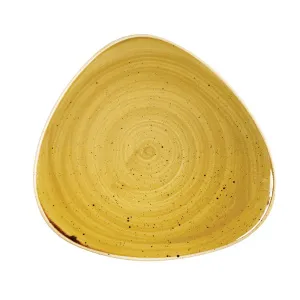 Тарелка мелкая треугольная 19,2СМ, без борта, Stonecast, цвет Mustard Seed Yellow Smsstr71 – купить в Нижнем Новгороде по цене завода