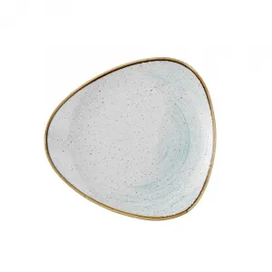Тарелка мелкая треугольная 22,9СМ, без борта, Stonecast Accents, цвет Duck Egg Blue Asdetr91 – купить в Нижнем Новгороде по цене завода