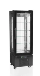 Витрина холодильная Tefcold UPD400-C Black (черный) со стеклом 364л 0,32кВт (+2...+8С) кондитерская – купить в Нижнем Новгороде по цене завода