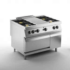 Плита газовая Apach Chef Line Slrstg129R4Fg со сплошной поверхностью газовая 900 серии – купить в Нижнем Новгороде по цене завода