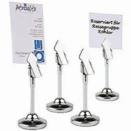 Держатель Paderno 4 штуки для информационной таблички 10 х 4 СМ сталь 42954-04 – купить в Нижнем Новгороде по цене завода
