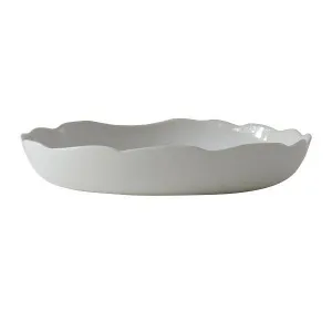 Блюдо круглое глубокое 27,5СМ, керамика, цвет Perle, Plume 961759 – купить в Нижнем Новгороде по цене завода