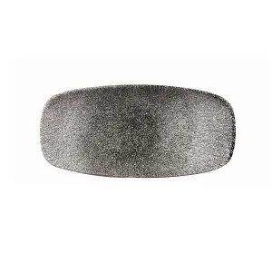 Блюдо прямоугольное 20Х12,1СМ, без борта, цвет Raku Quartz Black, Studio Prints Rkbqxo71 – купить в Нижнем Новгороде по цене завода