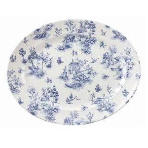 Блюдо овальное 36,5Х29,3СМ Vintage Prints, цвет Prague Toile Toprd141 – купить в Нижнем Новгороде по цене завода