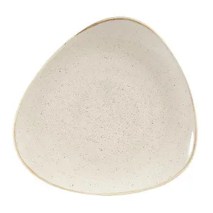 Тарелка мелкая треугольная 26,5СМ, без борта, Stonecast, цвет Nutmeg Cream Snmstr101 – купить в Нижнем Новгороде по цене завода