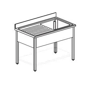 Ванна моечная Apach Chef Line Ls147-55Lwsh – купить по цене завода