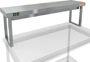 Полка тепловая Hicold TP1-18/4 одноярусная настольная 1800х400х400мм – купить в Нижнем Новгороде по цене завода