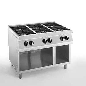 Плита газовая 6 конфорочная 900 серии Apach Chef Line Slrrg129Cs – купить в Нижнем Новгороде по цене завода