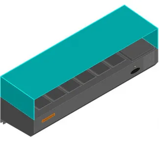 Витрина для ингридиентов Hicold VRTG1425 для стола Hicold Pz4 – купить в Нижнем Новгороде по цене завода