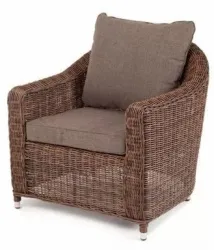 Купить кресло 4sis кон панна (коричневоe) арт.yh-c1808w brown из искусственного ротанга в Нижнем Новгороде – цена завода, доставка до двери | RuOborudovanie.ru