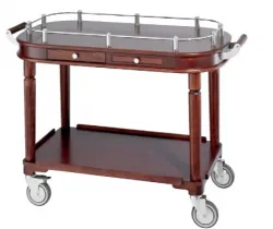 Купить тележка сервировочная paderno 5889100 с 2 ящиками и полкой – цена от завода, доставка до двери | RuOborudovanie.ru
