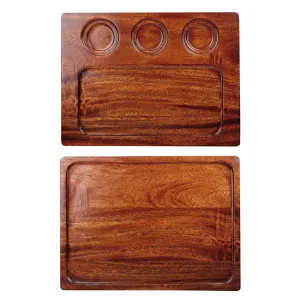 Блюдо деревянное 32Х24СМ, двухстороннее, Buffet Wood Zcawsdb1 – купить в Нижнем Новгороде по цене завода