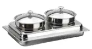 Поднос с емкостями для первых блюд Caleido Gn 1/1 53Х32,5СМ, нерж.сталь F1805556 – купить в Нижнем Новгороде по цене завода