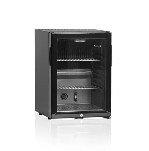 Шкаф холодильный Tefcold Tm42G (черный) (+5/+12) 40л со стеклом барный, с замком – купить в Нижнем Новгороде по цене завода