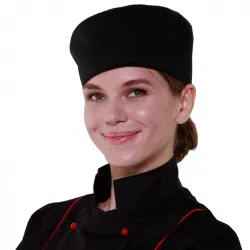 Купить шапочка повара таблетка чёрная [00400] в Нижнем Новгороде – цена завода, доставка до двери | RuOborudovanie.ru
