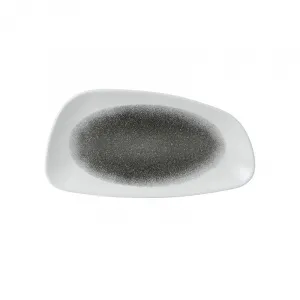 Блюдо сервировочное Chefs Geo 30Х15,5СМ, без борта, цвет Raku Quartz Black, Studio Prints Rkbqge301 – купить в Нижнем Новгороде по цене завода