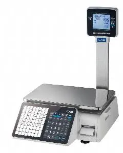 Весы торговые Cas CL3000J-15P (TCP-IP) с печатью этикеток (80мм) со стойкой – купить в Нижнем Новгороде по цене завода
