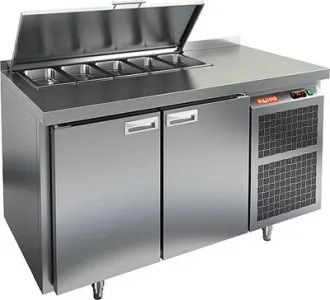 Стол для салатов Hicold SL1-11GN (1/3) О (+2+10) островн., 2 двери, 1390х700х850мм – купить в Нижнем Новгороде по цене завода