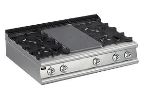 Плита газовая Apach Chef Line Lrstg129R4 со сплошной поверхностью 900 серии – купить в Нижнем Новгороде по цене завода