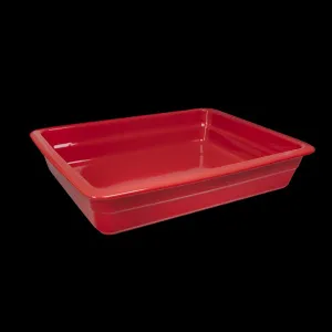 Гастроемкость керамическая Corone GN 1/2 326х265х60 мм красная [LQ-QK15029-186C] – купить в Нижнем Новгороде по цене завода