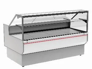 Витрина холодильная Gc95 Sm 1,2-1 (ВХС-1,2 Carboma Gc95) 0011-9003 боковины серые, декор белый – купить в Нижнем Новгороде по цене завода