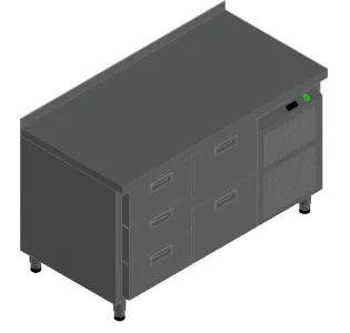 Стол с охлаждающим шкафом Hicold Gn32/Tn – купить в Нижнем Новгороде по цене завода
