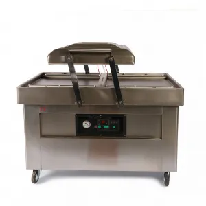 Упаковщик Hualian DZQ-500/2SB SS вакуумный двухкамерный напольный – купить в Нижнем Новгороде по цене завода
