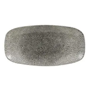 Блюдо прямоугольное Chefs 29,8Х15,3СМ, без борта, цвет Raku Quartz Black, Studio Prints Rkbqxo111 – купить в Нижнем Новгороде по цене завода