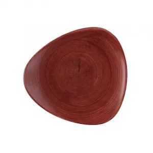 Тарелка мелкая треугольная 22,9СМ, без борта, Stonecast Patina, цвет Rust Red Paretr91 – купить в Нижнем Новгороде по цене завода
