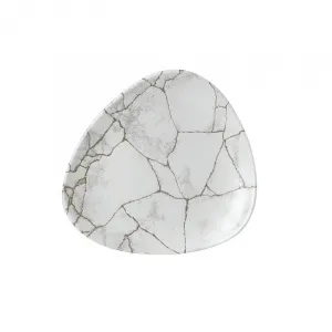 Тарелка мелкая треугольная 19,2СМ, без борта, цвет Kintsugi Agate Grey, Studio Prints Ktagtr71 – купить в Нижнем Новгороде по цене завода