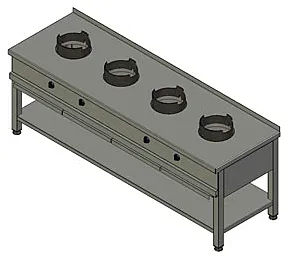 Плита газовая Вулкан-Heidebrenner Ksw04 Wok арт.8789 – купить в Нижнем Новгороде по цене завода