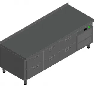 Стол с охлаждающим шкафом Hicold Gn222/Tn Lt – купить в Нижнем Новгороде по цене завода