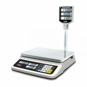 Весы торговые Cas PR-15P (LCD, II) (15кг, 2/5г) электронные – купить в Нижнем Новгороде по цене завода