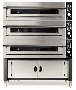 Печь для пиццы Oem-ali 935/3 электрическая серии SuperTop 3-камерная с подом 108х113 см – купить в Нижнем Новгороде по цене завода