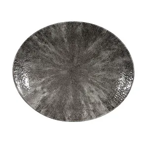 Блюдо овальное 27Х22,9СМ, без борта, цвет Stone Quartz Black, Studio Prints Stqbop581 – купить в Нижнем Новгороде по цене завода