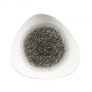 Тарелка мелкая треугольная 26,5СМ, без борта, цвет Raku Quartz Black, Studio Prints Rkbqtr101 – купить в Нижнем Новгороде по цене завода