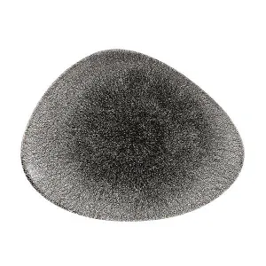 Блюдо треугольное Chefs 26Х20СМ, без борта, цвет Raku Quartz Black, Studio Prints Rkbqtc261 – купить в Нижнем Новгороде по цене завода
