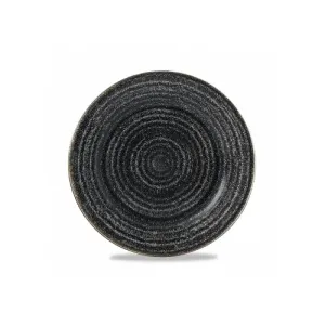 Тарелка мелкая 21СМ, с бортом, цвет Charcoal Black, Studio Prints Spcbvp81 – купить в Нижнем Новгороде по цене завода