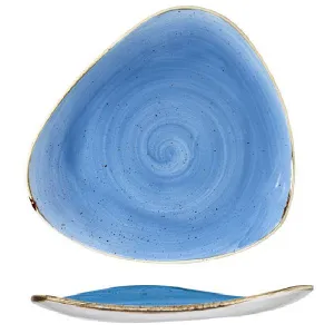 Тарелка мелкая треугольная 31,1СМ, без борта, Stonecast, цвет Cornflower Blue Scfstr121 – купить в Нижнем Новгороде по цене завода