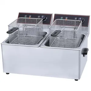 Фритюрница Hualian Machinery HEF-6L-2 (2 емкости) – купить в Нижнем Новгороде по цене завода