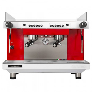 Кофемашина Sanremo Zoe Competition Tall 2 гр. 220В автомат бело-красная