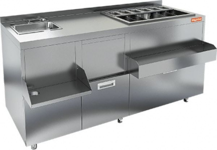 Барная станция Hicold НБМКС-15/7БПК с бортом