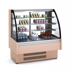 Витрина холодильная напольная для самообслуживания с 3 полками, с подсветкой Coreco VSSA 6-9-C