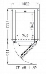 Камера расстоечная Pavailler Ev 68 1 Ap 60X80 1дверь/1тележка