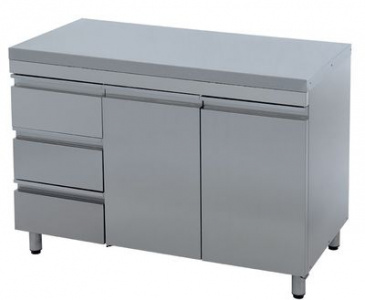 Стол  СТ-С-1200.600-02-Р-3Л (СТ-2/1200/600 с ящиками)