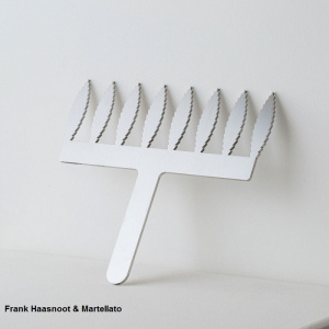 Трафарет для декора "Feather Comb" H8См, нерж.сталь, дизайн - Frank Haasnoot 20Fh02L