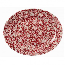 Блюдо овальное 36,5Х29,3СМ Vintage Prints, цвет Cranberry Victorian Calico Cacrd141 – купить в RuOborudovanie.ru с доставкой до двери Купить блюдо овальное 36,5х29,3см vintage prints, цвет cranberry victorian calico cacrd141 – цена от завода, доставка до двери | RuOborudovanie.ru