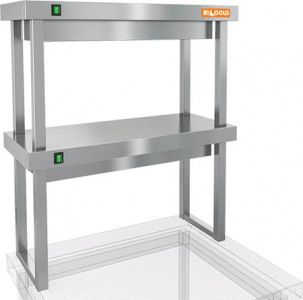 Полка тепловая Hicold TP2-8/4 двухъярусная настольная (800х400х800мм)