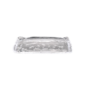 Блюдо стеклянное ЛЕД прозрачное 25Х11СМ H2См, Frost Xglas-260
