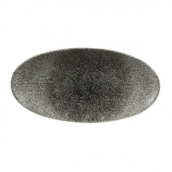 Блюдо овальное Chefs 29,9Х15СМ, без борта, цвет Raku Quartz Black, Studio Prints Rkbqov301 – купить в RuOborudovanie.ru с доставкой до двери Купить блюдо овальное chefs 29,9х15см, без борта, цвет raku quartz black, studio prints rkbqov301 – цена от завода, доставка до двери | RuOborudovanie.ru